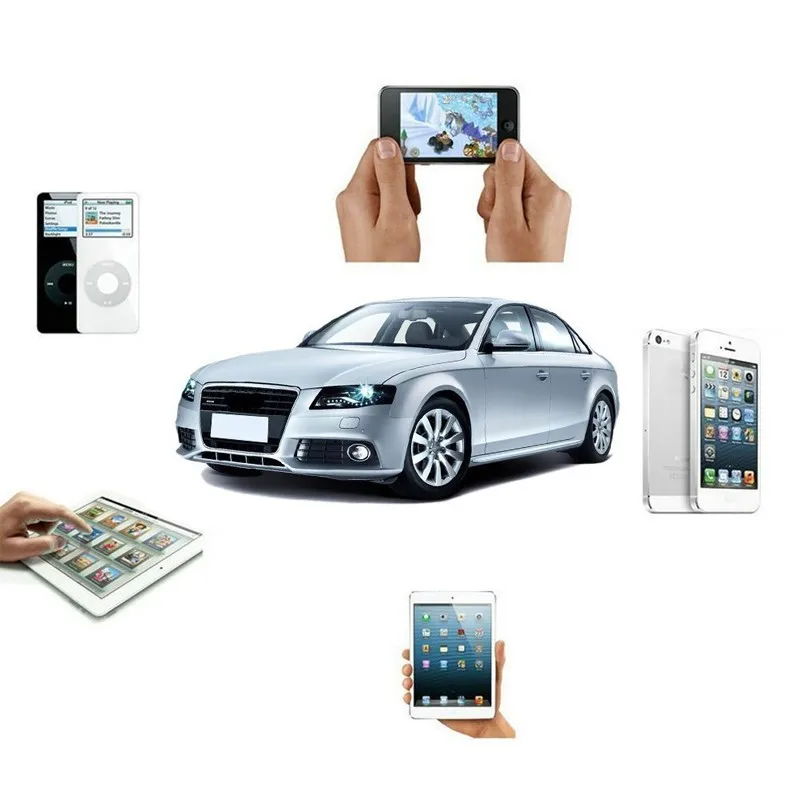 

Biurlink AMI Media-In to Lightning Charging Cable Adapter for Audi A3 A4 A5 A6 A8 Q7 for iPhone 5 5C 5S 6 6 Plus