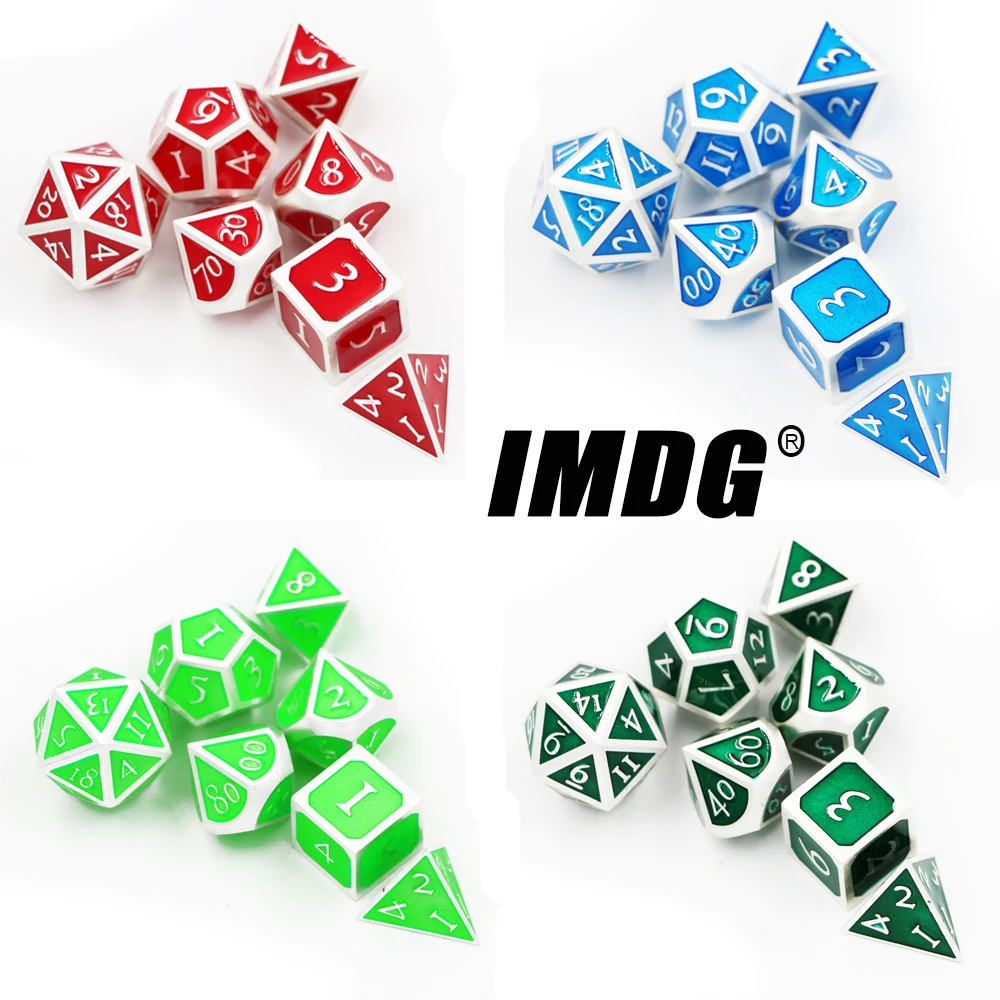 IMDG 7 шт./компл. креативные игровые кости для ролевых игр многогранные