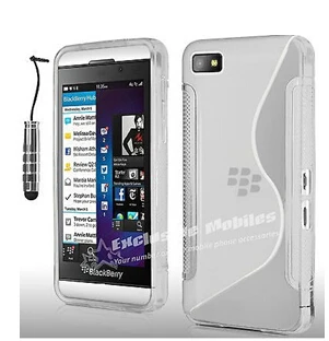 Grip S Line Silicone Gel Case Cover & Screen Protector FOR BLACKBERRY Z10 BB 10|cover towel|cover lenovocover protector |