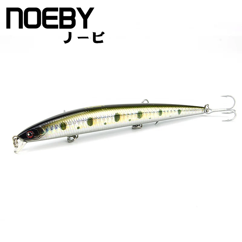 NOEBY 1 ⑤ упак. рыболовная приманка 145 мм/19 г 0-0 5 м плавающая MINNOW VMC тройные крюки