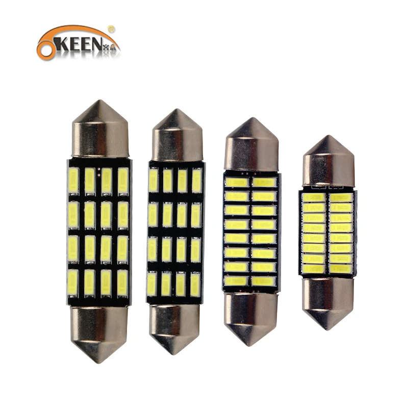 СВЕТОДИОДНАЯ Гирлянда OKEEN 2x для стайлинга автомобиля 4014 16SMD 31 мм 36 39 41