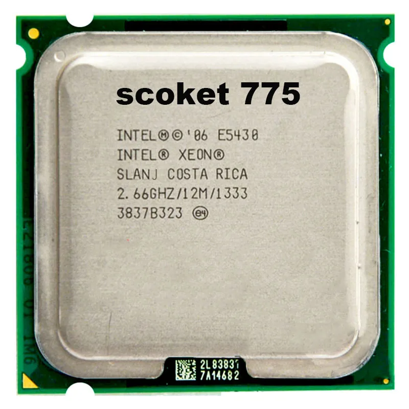 INTEL XEON E5430 процессор Процессор 771 до 775 (2 660 ГГц/12 МБ/1333 мГц/4 ядра) LGA работать на