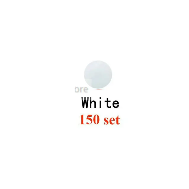 150 set white U-образная застежка, плоскогубцы, кнопка KAM+ 160, набор T5, пластиковая полимерная кнопка, кнопка, пресс-шпилька, ткань, кнопка, пресс-машина, швейный инструмент - Цвет: 150 set white
