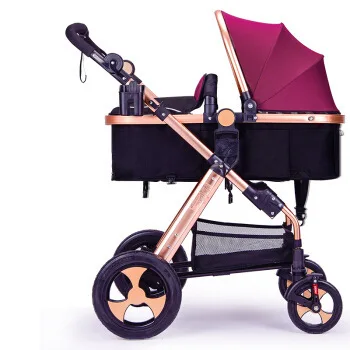 

Ultra-light portable baby stroller can sit reclining folding shock absorber can be on the plane baby stroller