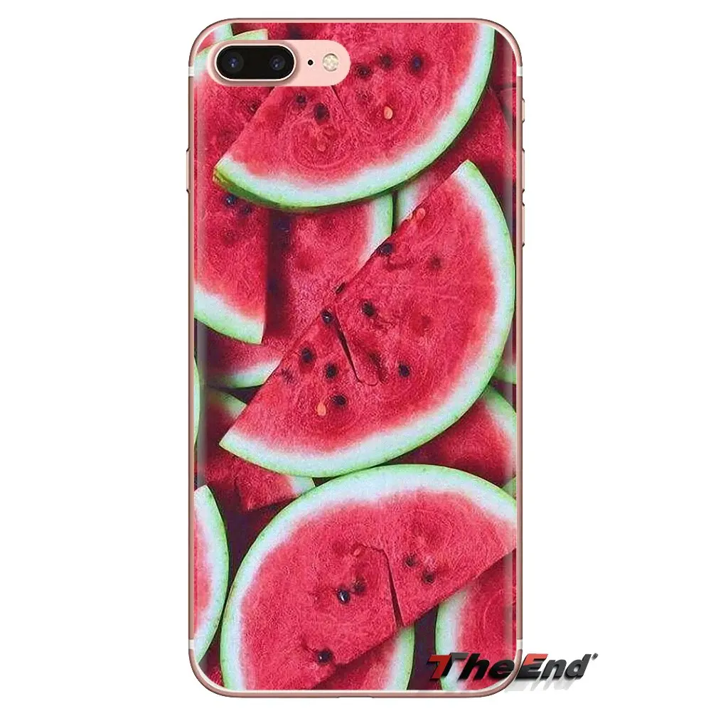 Прозрачный мягкий чехол с рисунком арбуза для Samsung Galaxy A3 A5 A7 A9 A8 Star A6 Plus 2018 2015 2016 2017 |