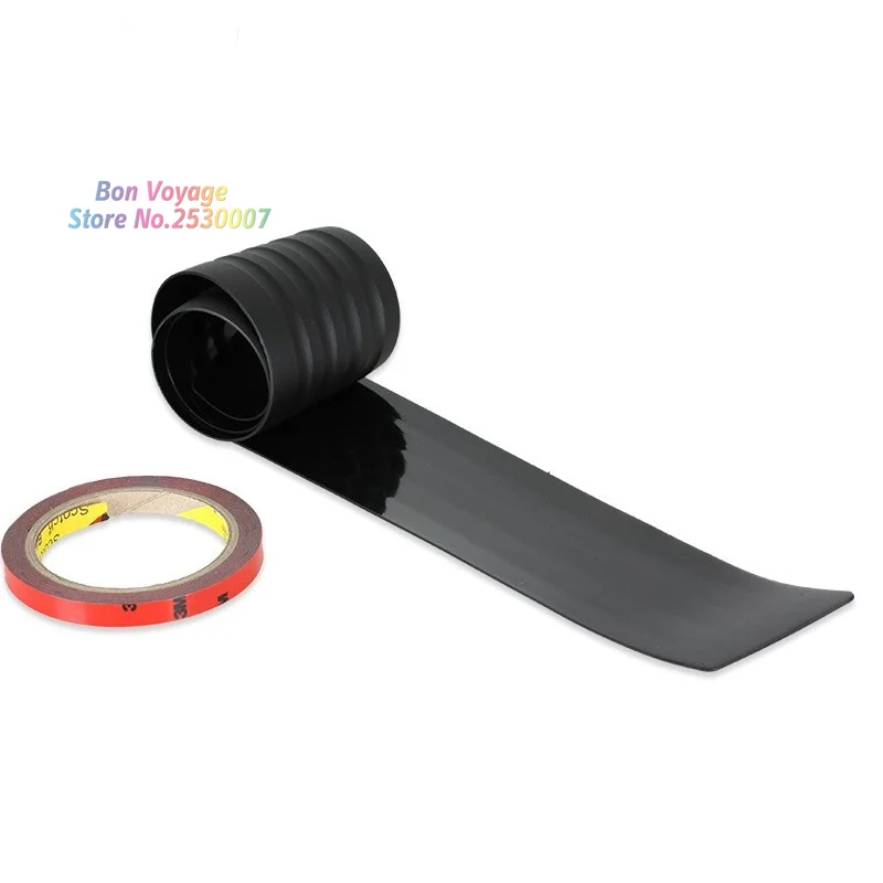 Автомобильный Стайлинг Черный резиновый Задний защитный бампер протектор