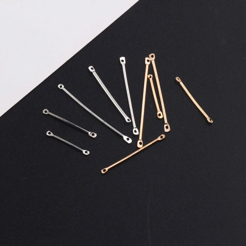 DIY серьги ручной работы аксессуары двойное отверстие шатун металлический ушной