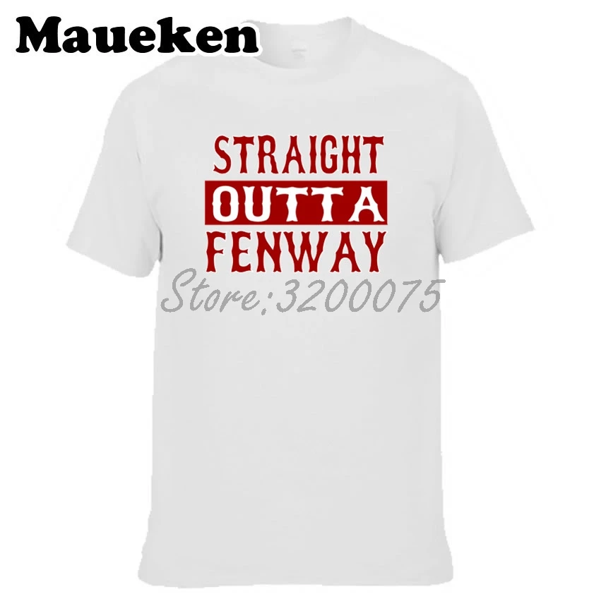 Мужская футболка Boston Straight Outta Fenway футболки с коротким рукавом мужская красная Sox