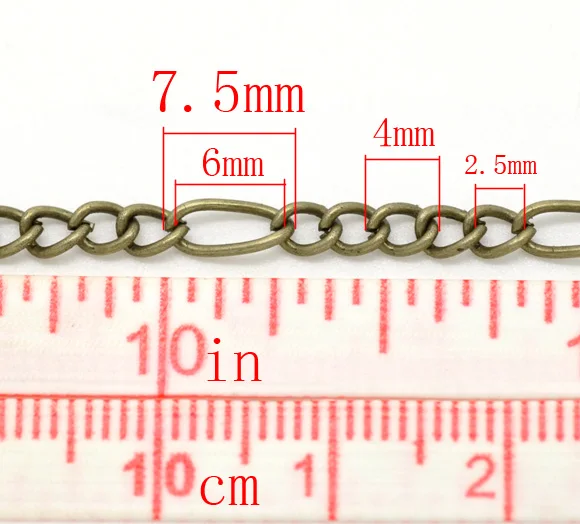 DoreenBeads фурнитура для бронзовых цепочек в античном стиле 7 5x3 5 мм 4x3 продается