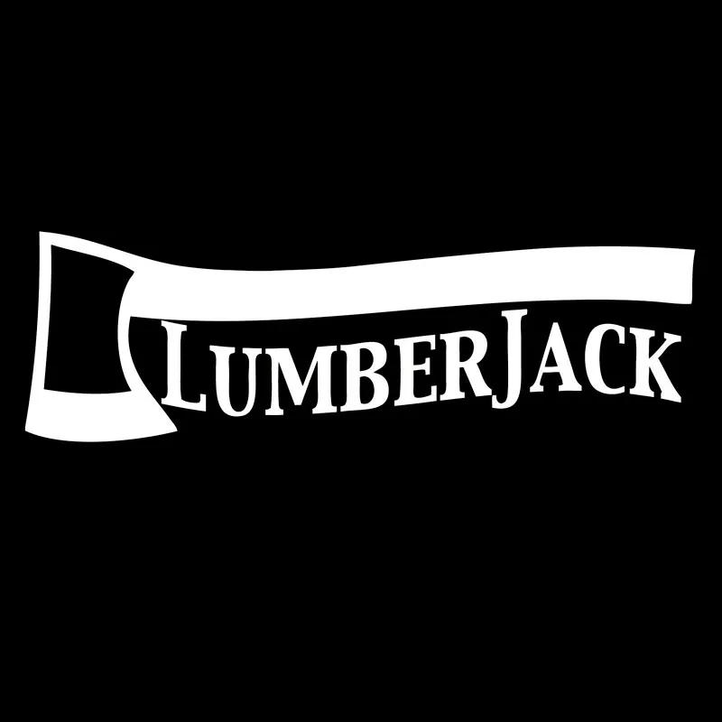 X см забавная виниловая наклейка LUMBERJACK Стайлинг автомобиля черная/Серебристая