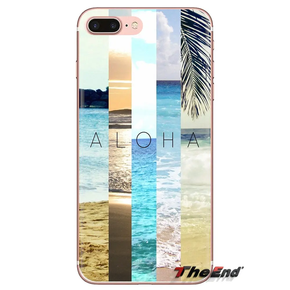 Мягкие прозрачные чехлы для LG Spirit Motorola Moto X4 E4 E5 G5 G5S G6 Z Z2 Z3 G2 G3 C Play Plus Mini Aloha Palm Trees |