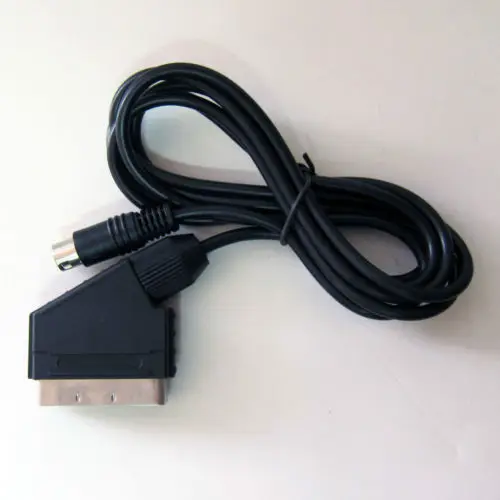 Бесплатная доставка Новый 1 8 м RGB Scart кабель для Sega MegaDrive 2 md2 игровой консоли|rgb scart