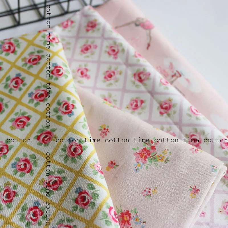 Хлопковая ткань с цветочным принтом в британском стиле фирменный текстиль