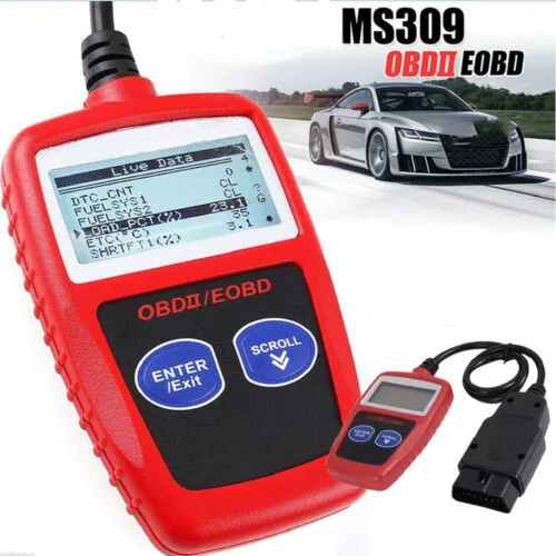 Лучшая цена оригинальный MS309 OBD2 сканер многоязычный MS 309 OBDII автомобильный