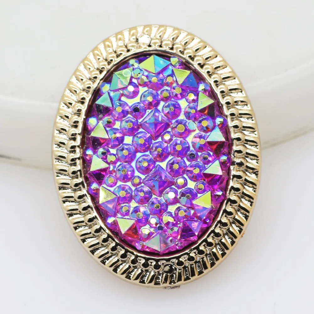 Полимерные акриловые пуговицы 10 шт./лот 20*26 мм аксессуары для рукоделия с плоским