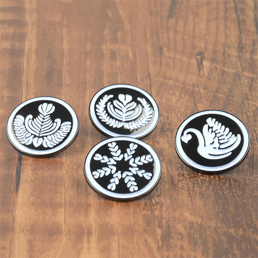 Бариста Брошь Ретро Кофе машина чашка для блендера памятный значок на день