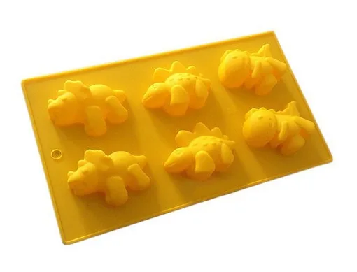 Формы для торта с динозавром детей силиконовая форма выпечки 1 отверстием посуда