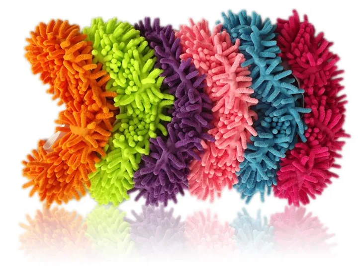 1 пара новые тапочки швабры домашний уборщик ленивый пол Уборка Пыли обувь крышка