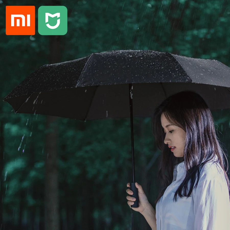 Автоматический зонт Xiaomi Mijia для защиты от дождя и солнца алюминиевый