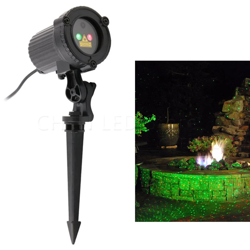 

10X Top IP65 Waterproof Christmas Lights Red Green Static Twinkle Outdoor Christmas Laser Lights Projector Decorations For Home