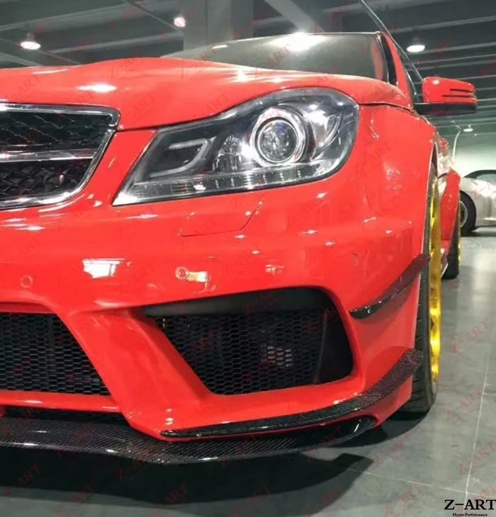 Z ART широкий тюнинг пакет для W204 реального C 63 AMG C63 купе модернизации 2011 2014|Обвесы| |