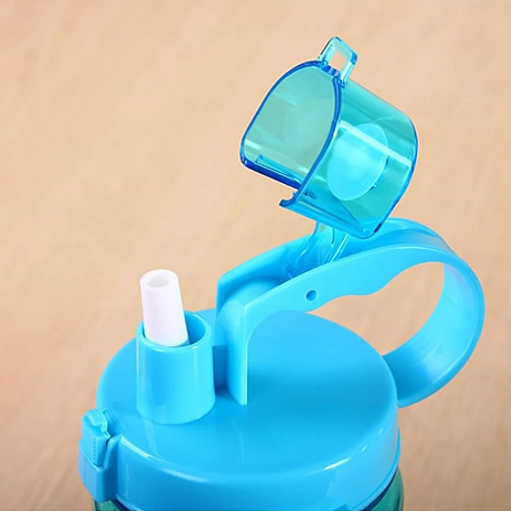 Большая емкость 1Л/2л пластиковая бутылка для воды спорта на открытом воздухе