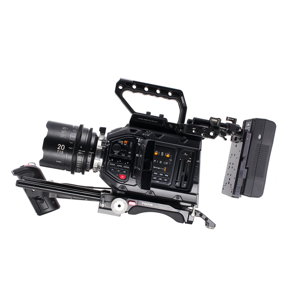 Tilta ES T95 Rig Kit для BlackMagic URSA MINI PRO Camera Quick Release Base Plate Extension arm V lock или Anton Mount