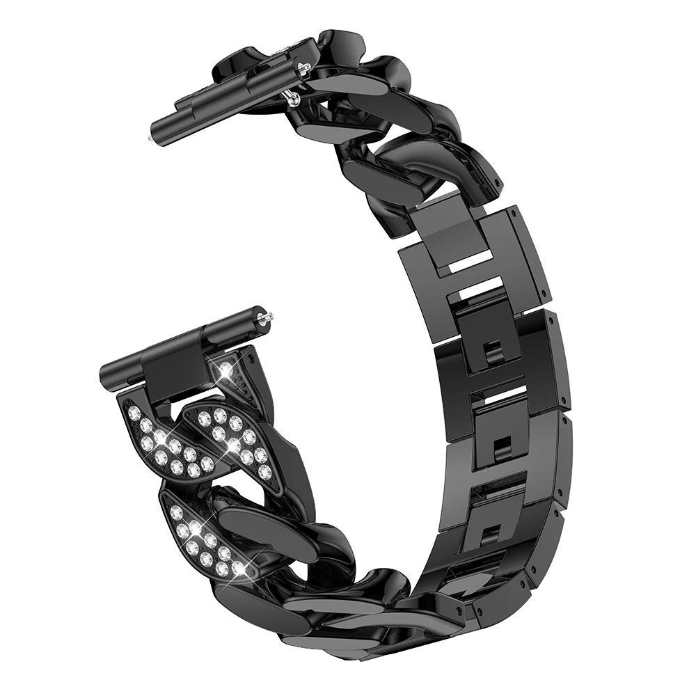 Сменный ремешок для часов samsung Galaxy watch 46 мм, SM-R800, ширина ремешка 22 мм, ремешок для часов, стразы, браслет