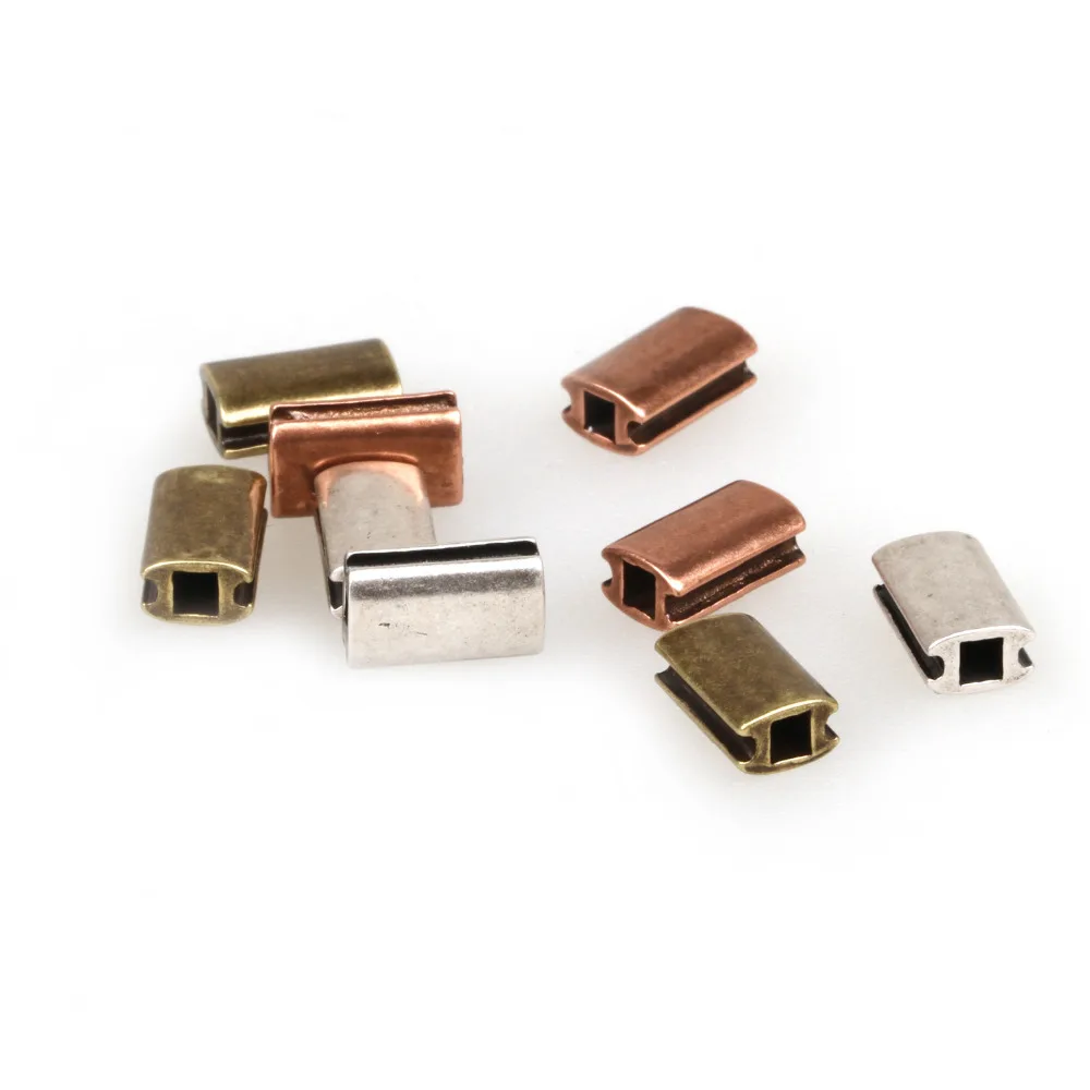 

Fashion Size 10x6mm Exquisite Smooth Plated Rectangle Stainless Steel Bracelet Accessories for Fashion Jewelry