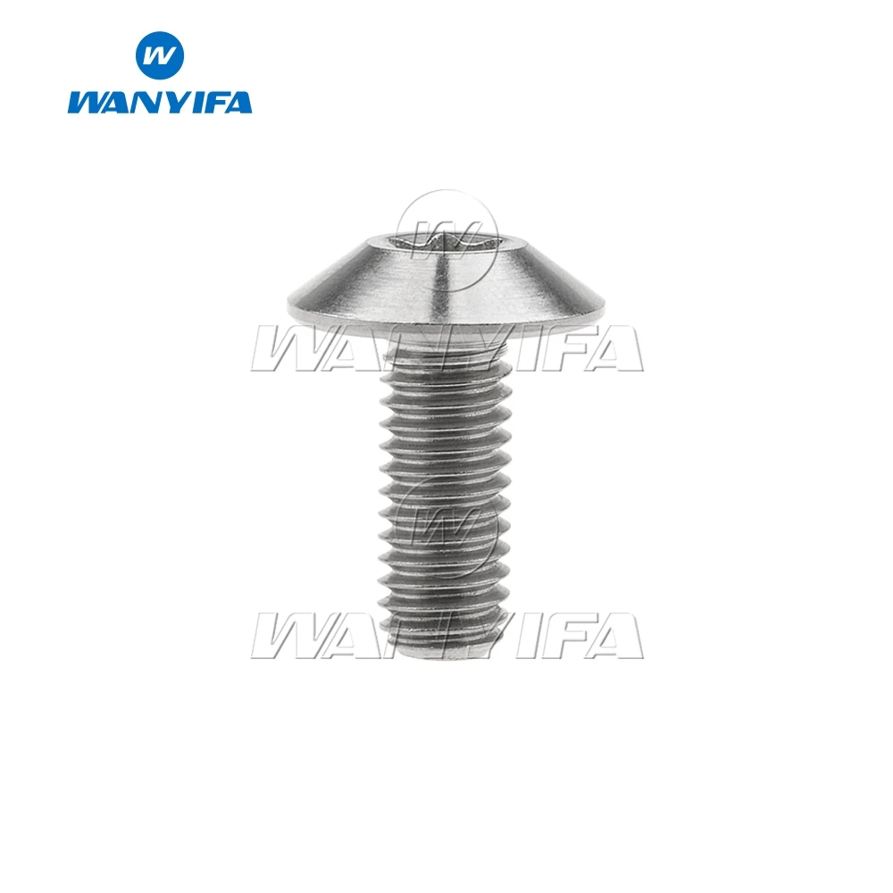 Титановый болт Wanyifa Ti M6x12 15 16 20 мм винты с винтовой звездообразной головкой для
