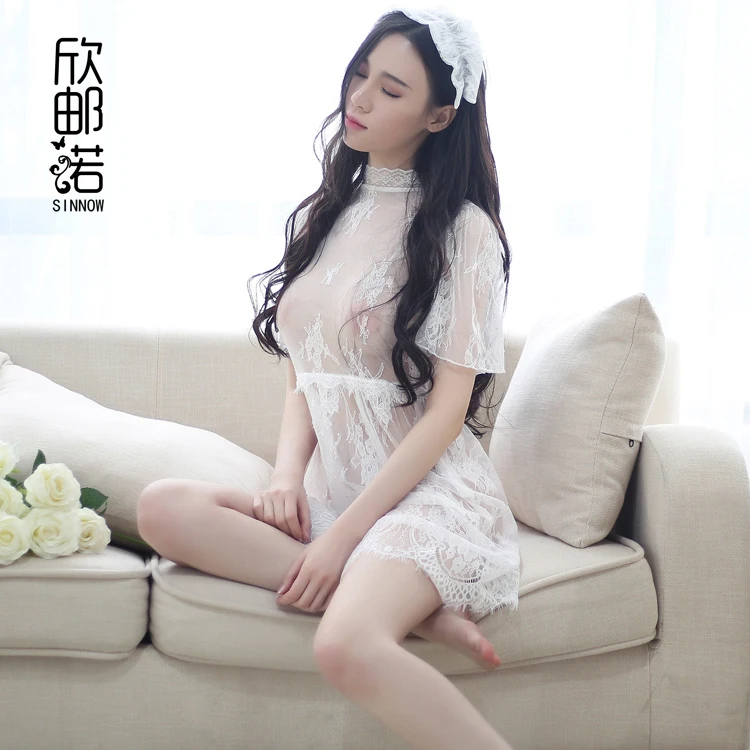 Кружевное прозрачное женское белье Babydoll сексуальное нижнее эротическое