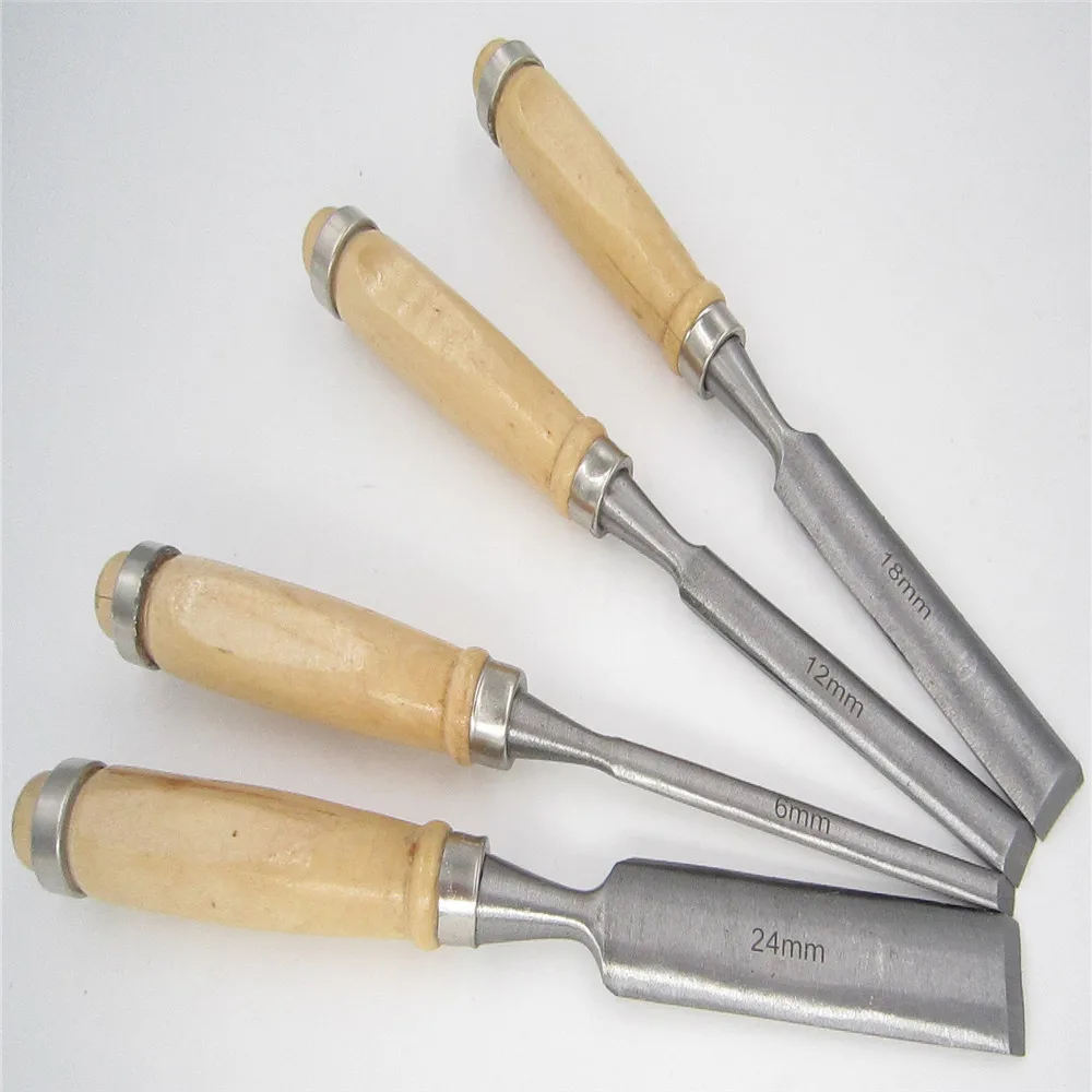 4 шт. инструмент для обработки дерева резной резчик долото скульптура ремесло