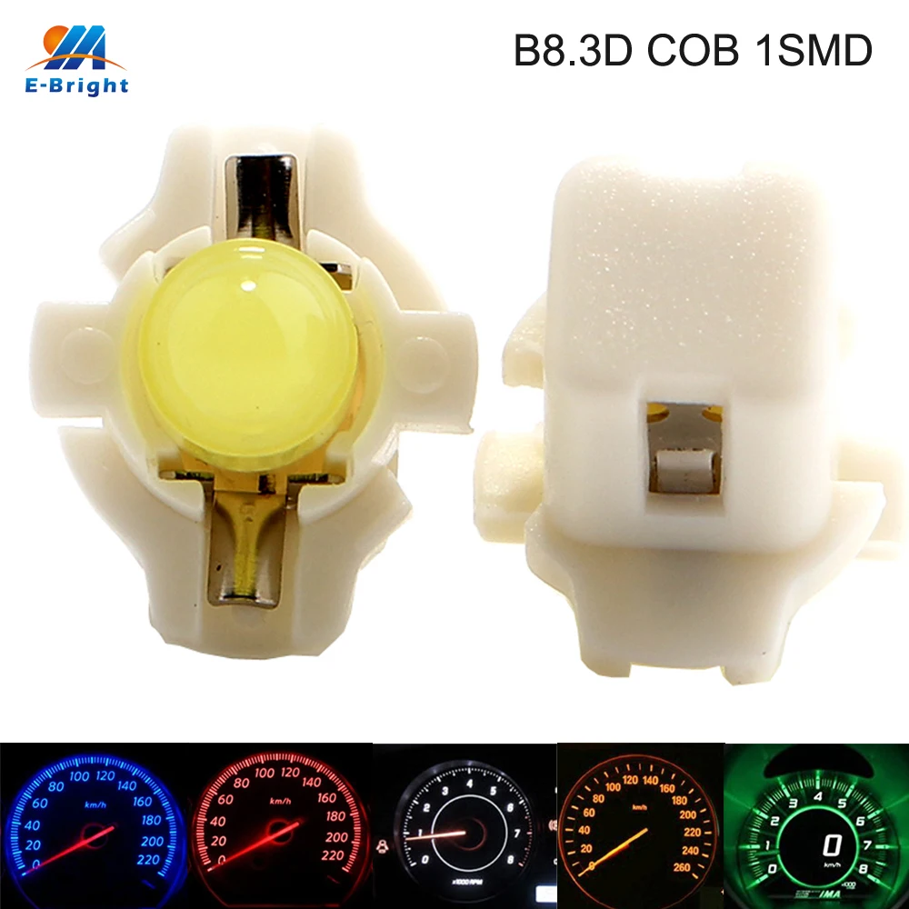 YM E Bright 10X B8.3D COB 1 SMD 12 В B8.3 D лампа накаливания на панель приборов предупредительный