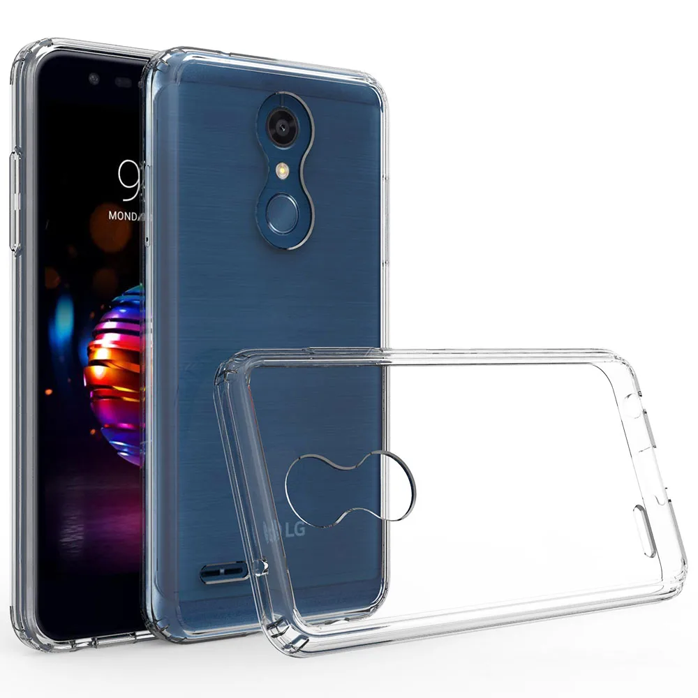 Slim Fit Transparent Clear Case Scratch Resistant Shockproof Hard Back Cover For LG K10 2018 / K30 Alpha Premier Pro LTE | Мобильные