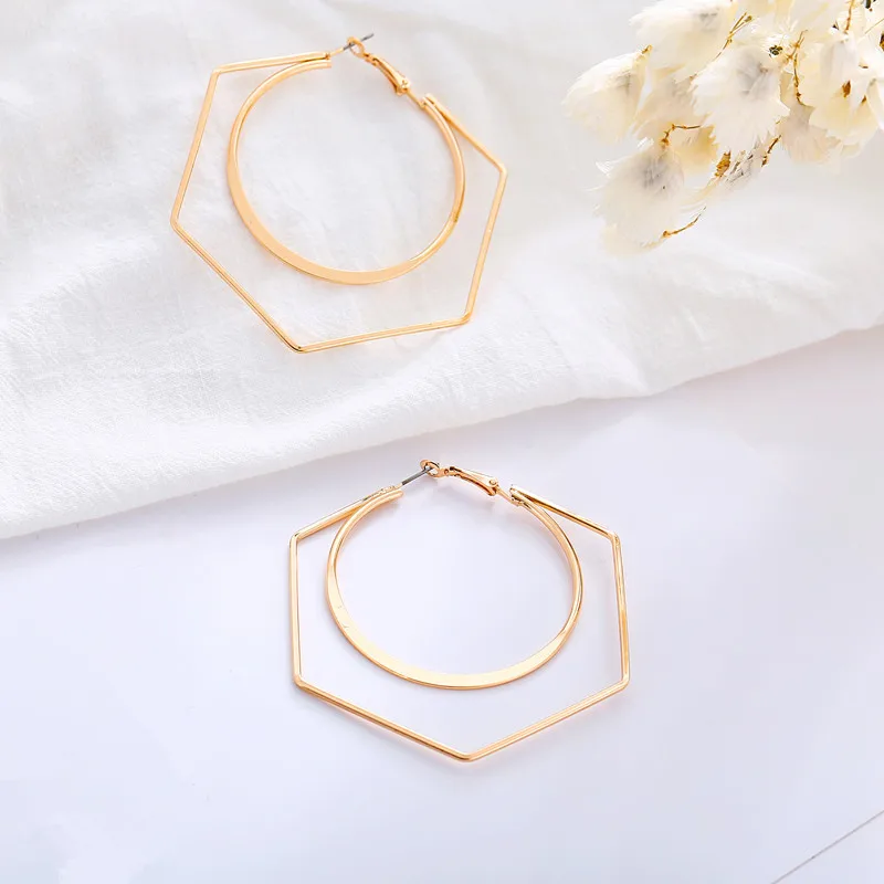 4 пар/упак. модные минималистичные круглые серьги-гвоздики высокого качества