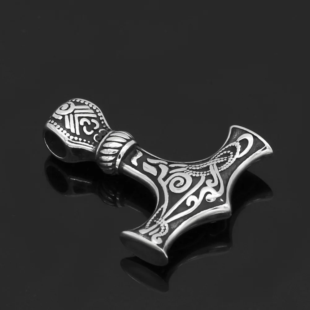 Скандинавский Викинг Mjolnir ожерелье молоток Тора из нержавеющей стали для мужчин