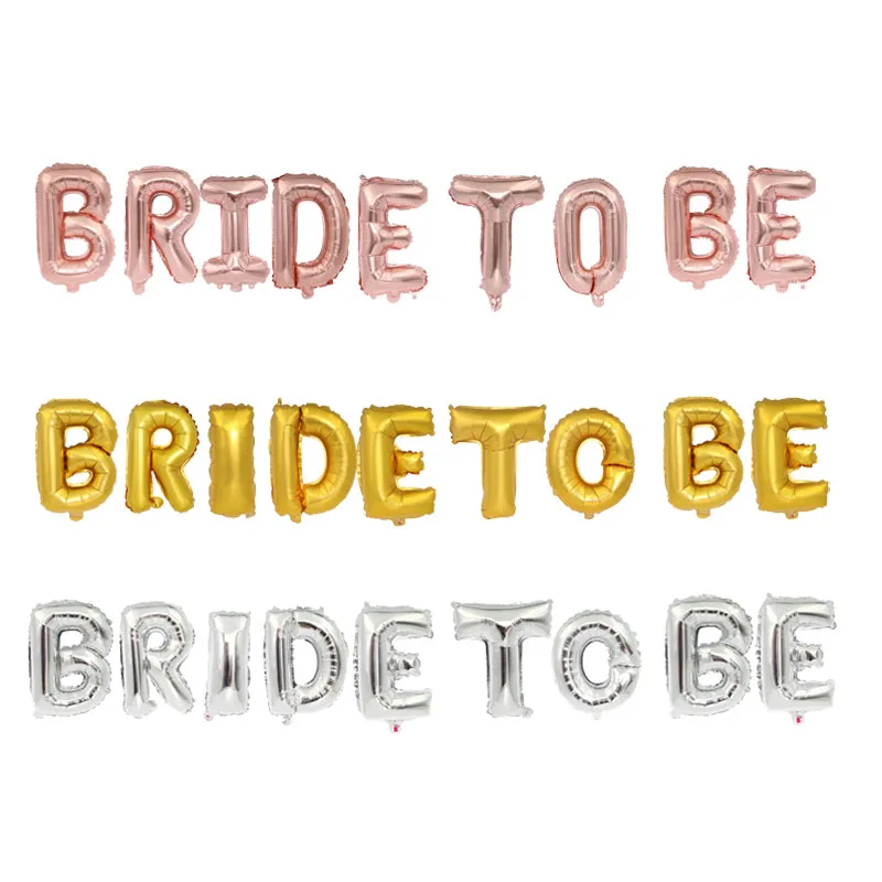16 дюймовые золотые серебряные розовые невеста TO BE XOXO LOVE BABY TEAM BRIDE надпись