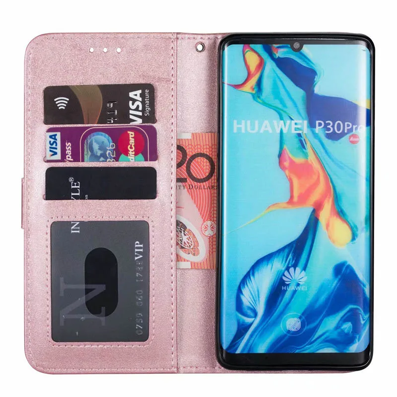 Чехол для телефона с карманом на молнии и фоторамкой huawei mate 10 lite P20 pro P30 20 honor 8A Y6 Y7