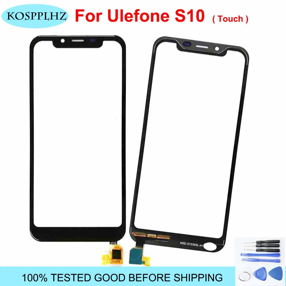 Дигитайзер сенсорного экрана для ulefone s10 pro сенсорный экран переднее стекло