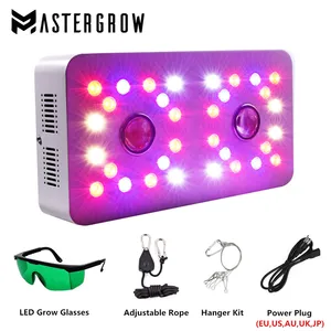 Двойной переключатель, Диммируемый солнечный свет, 1000 Вт, 2000 Вт, 3000 Вт, COB, двойной чип, светодиодный светильник полного спектра 410-730нм для комнатных растений и цветов