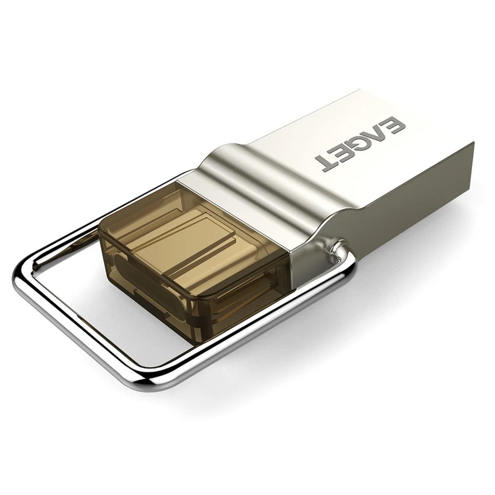 Silver EAGET CU10 type-C 3,1+ USB 3,0 OTG флэш-накопитель для Macbook, OnePlus 2, Google Nexus 5x6 p и других устройств типа C - Цвет: Silver
