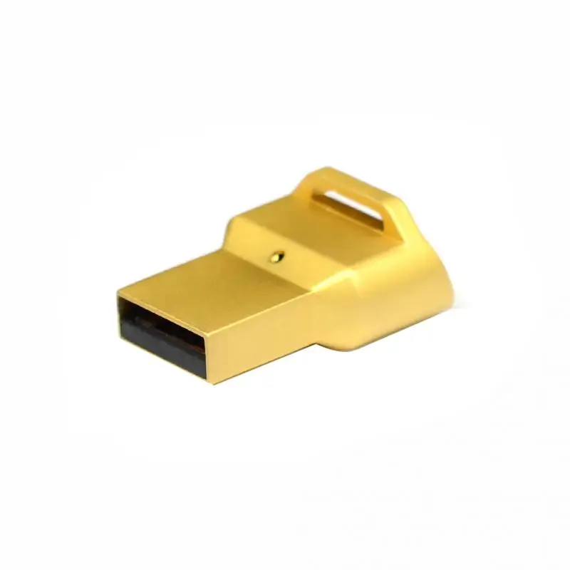 Yellow Fingerprint Reader Mini USB Fingerprint Reader module device recognition for Windows 10 hello Biometric Security Key 360 touch - Color: Yellow