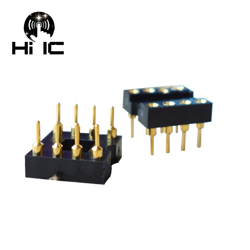 3U &quotпозолоченный 8P IC Блок держатель чипа DIP 8 Разъем чипа|Корпуса и детали| |