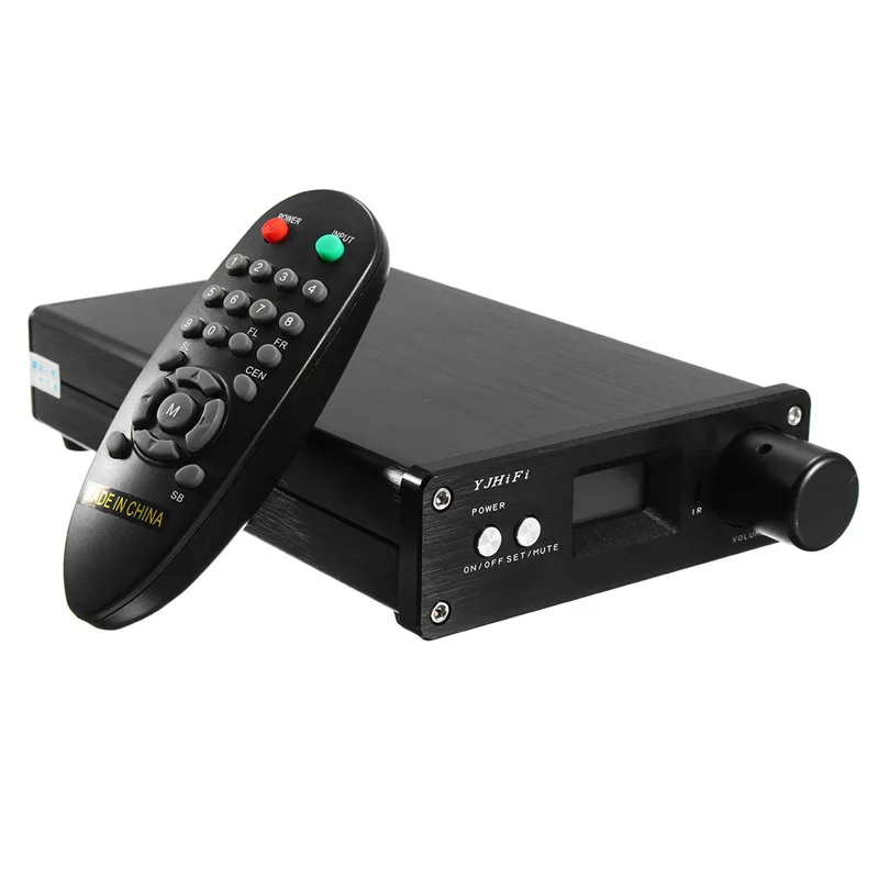 Класс D Мини HIFI USB волоконно-оптический коаксиальный вход стерео аудио усилитель мощности 50 Вт+ 50 Вт 2,1 канальный OLED цифровой усилитель