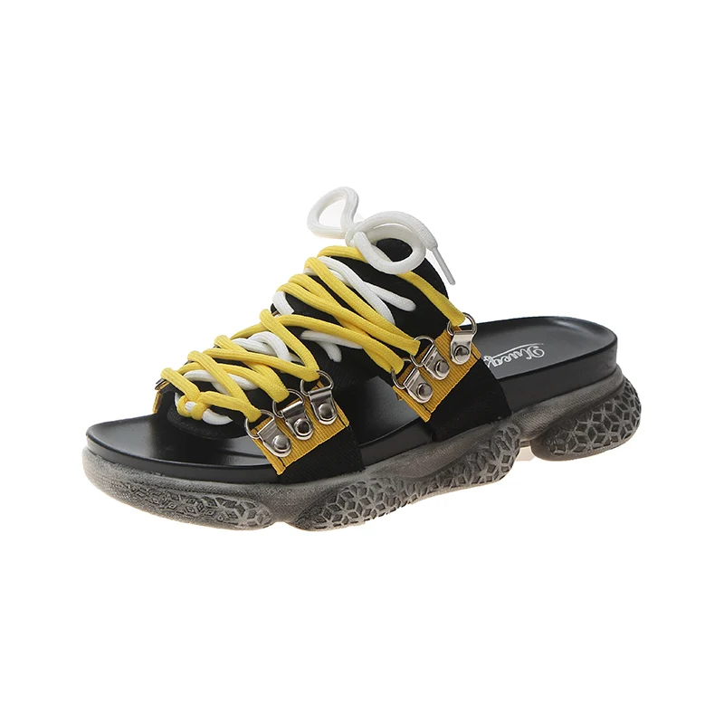 Rimocy/женские шлепанцы на плоской подошве в спортивном стиле женские сандалии