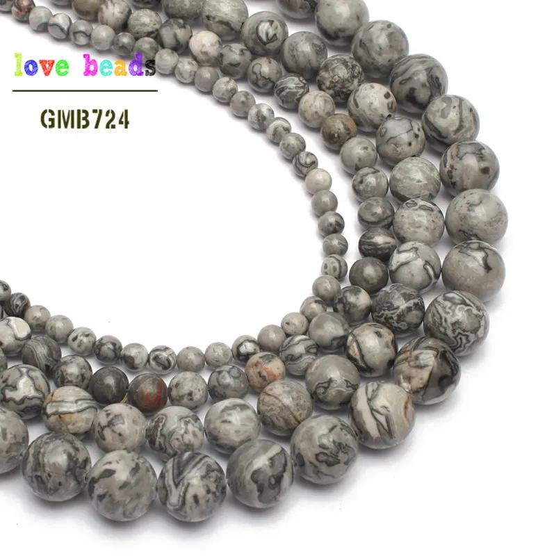 Оптовая продажа бусины из натурального камня карточка камень круглые россыпью