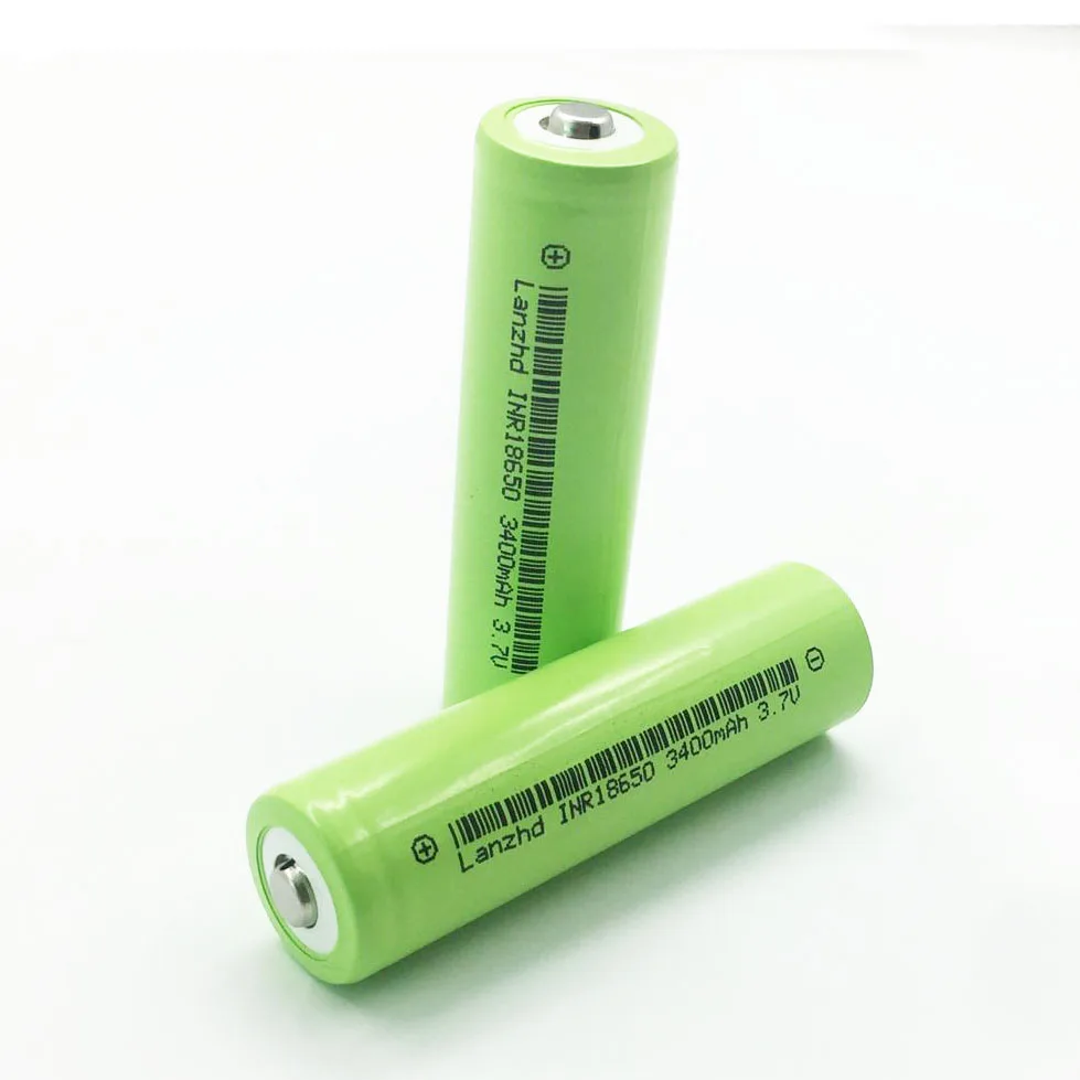 5-40 шт Новинка 18650 3,7 v батарея с заостренным 18650 li ion 3400mah 30A литиевая аккумуляторная батарея INR18650B для фонарика