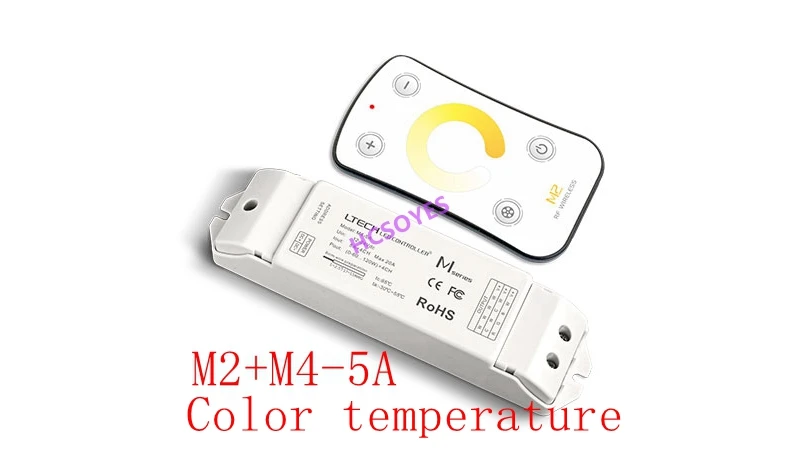 LTECH RF M1 M2 M3 M4 M6 M7 M8 одного цвета CT rgb Беспроводной дистанционного 5A CV постоянный