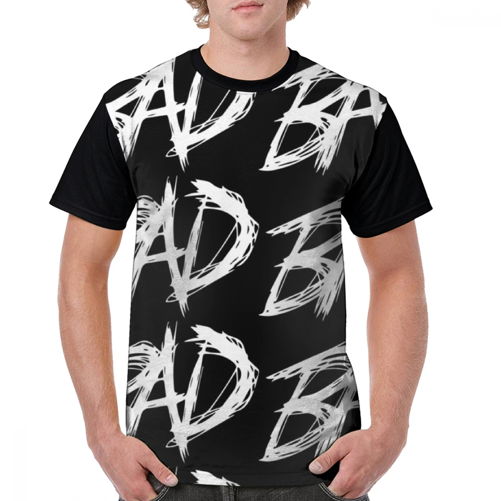 Xxxtentacion T Shirt XXXTentacion BAD T-Shirt Printed Man Graphic Tee Shirt Fun Short-Sleeve 6xl 100 Percent Polyester Tshirt - Цвет: Черный