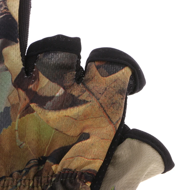 Перчатки для рыбалки с разрезом на 3 пальцах спорта открытом воздухе